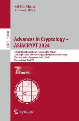 Advances in Cryptology – ASIACRYPT 2024 - 
