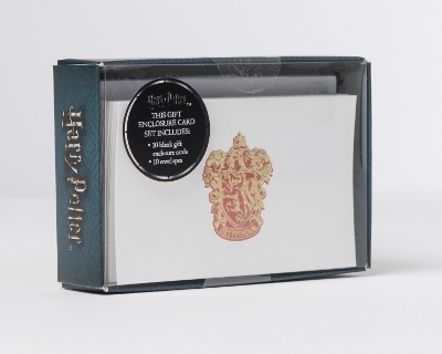 Harry Potter: Gryffindor Crest Foil Gift Enclosure Cards -  Insight Editions