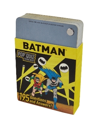DC Comics: Batman Pop Quiz Trivia Deck -  Insight Editions, Mike Avila
