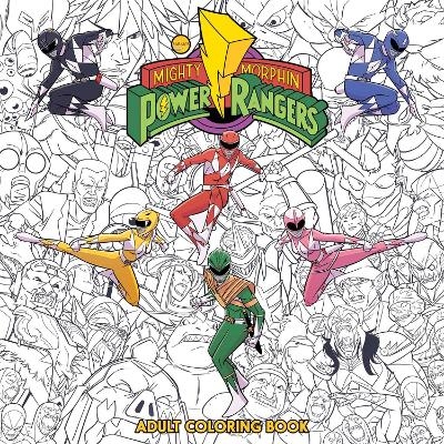 Mighty Morphin Power Rangers Adult Coloring Book