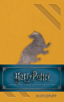Harry Potter: Hufflepuff Ruled Pocket Journal -  Insight Editions