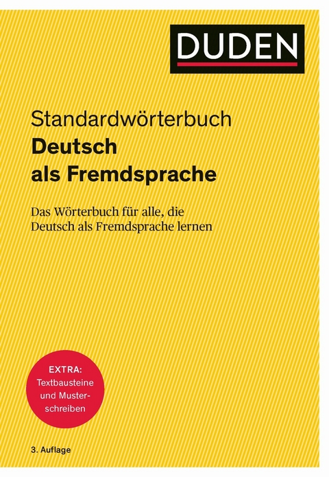Duden &ndash; Deutsch als Fremdsprache &ndash; Standardw&ouml;rterbuch -  Dudenredaktion