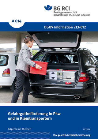 A 014 - Gefahrgutbeförderung in PKW und in Kleintransportern