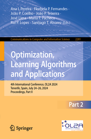 Optimization, Learning Algorithms and Applications
