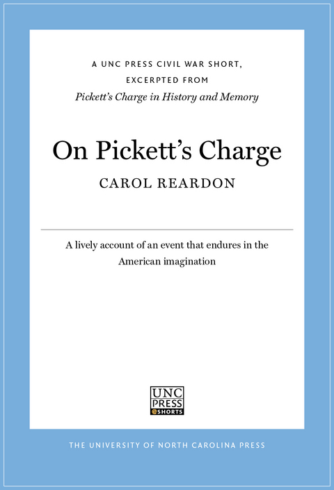 On Pickett&rsquo;s Charge - Carol Reardon