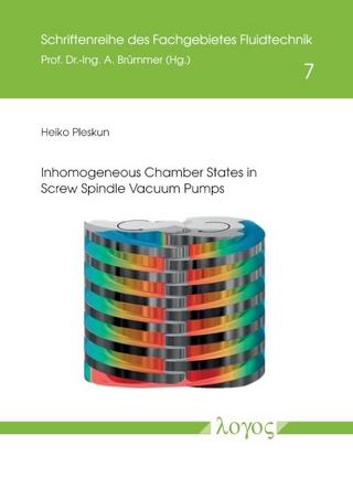 Inhomogeneous Chamber States in Screw Spindle Vacuum Pumps