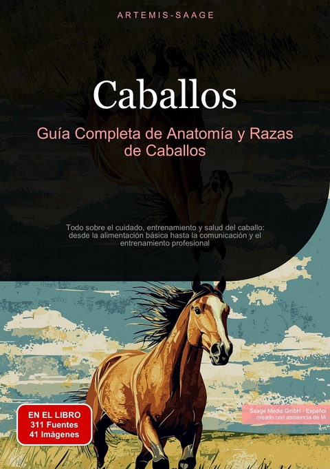 Caballos: Gu&iacute;a Completa de Anatom&iacute;a y Razas de Caballos - Artemis Saage