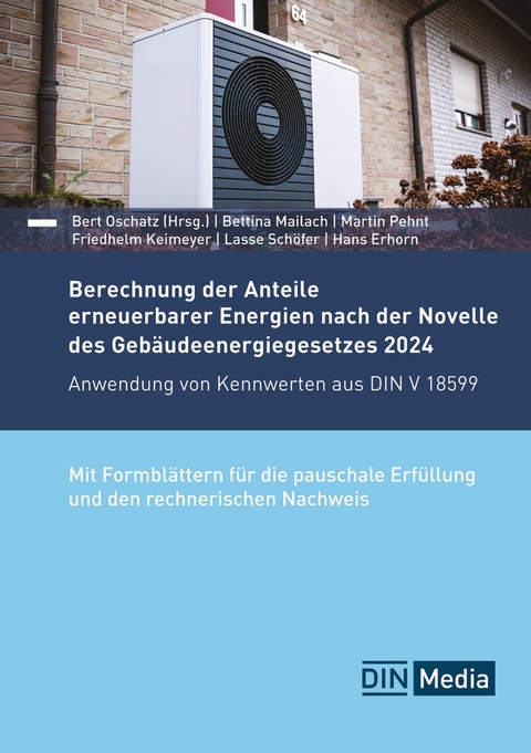 Berechnung der Anteile erneuerbarer Energien nach der Novelle des Geb&auml;udeenergiegesetzes 2024 - Buch mit E-Book
