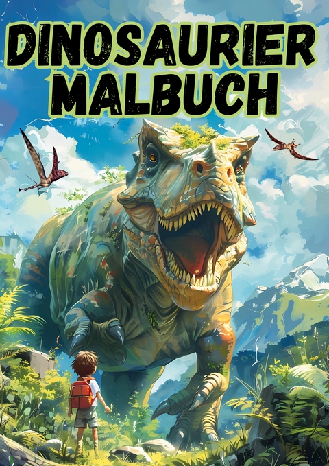 Das gro&szlig;e Dinosaurier Malbuch - Michael Parzinger