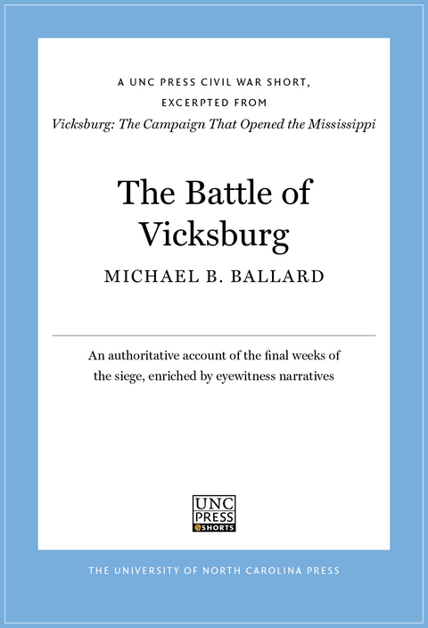 Battle of Vicksburg -  Michael B. Ballard