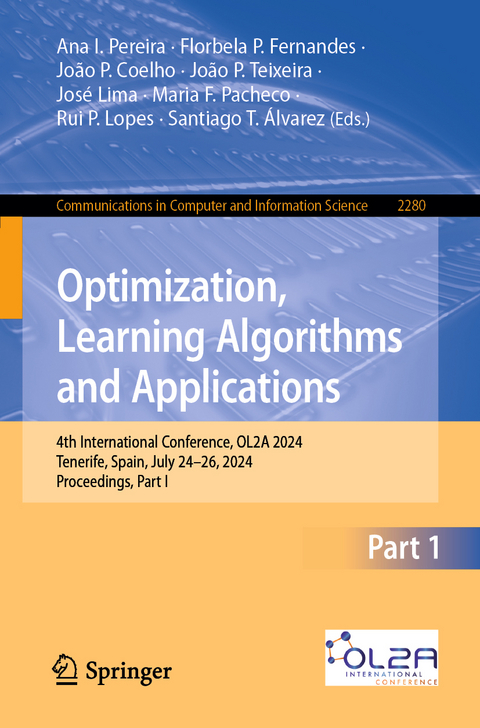 Optimization, Learning Algorithms and Applications - 
