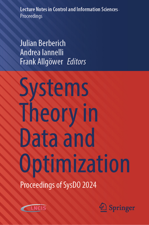 Systems Theory in Data and Optimization - 