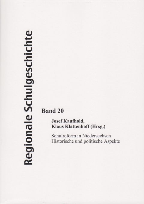 Schulreform in Niedersachsen - 