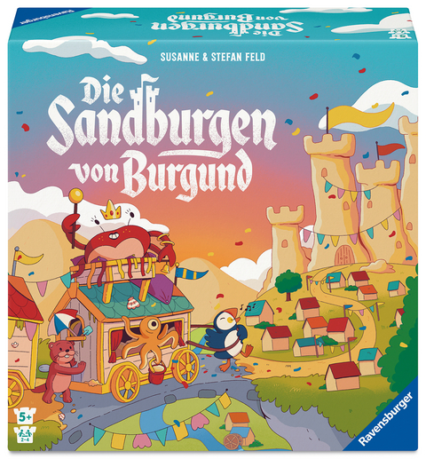 Die Sandburgen von Burgund - Kinderspiel ab 5 Jahre - Stefan Feld, Susanne Feld