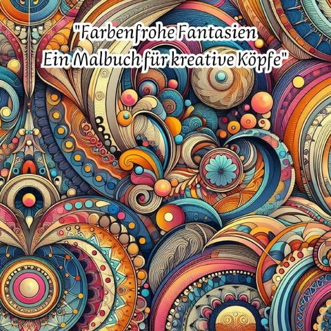 Farbenfrohe Fantasien - Ein Malbuch f&uuml;r kreative K&ouml;pfe - Kathrin Merke