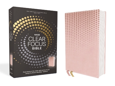 NASB, Clear Focus Bible, Leathersoft, Pink -  Zondervan