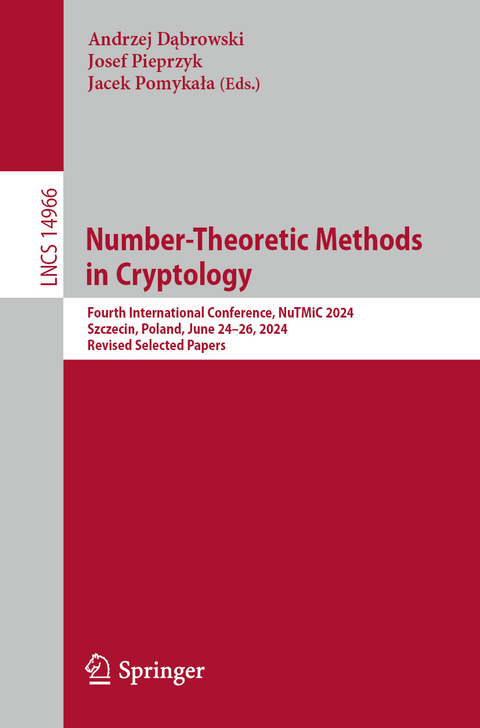 Number-Theoretic Methods in Cryptology - 