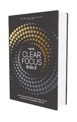 NASB, Clear Focus Bible, Hardcover, Charcoal/Gold -  Zondervan