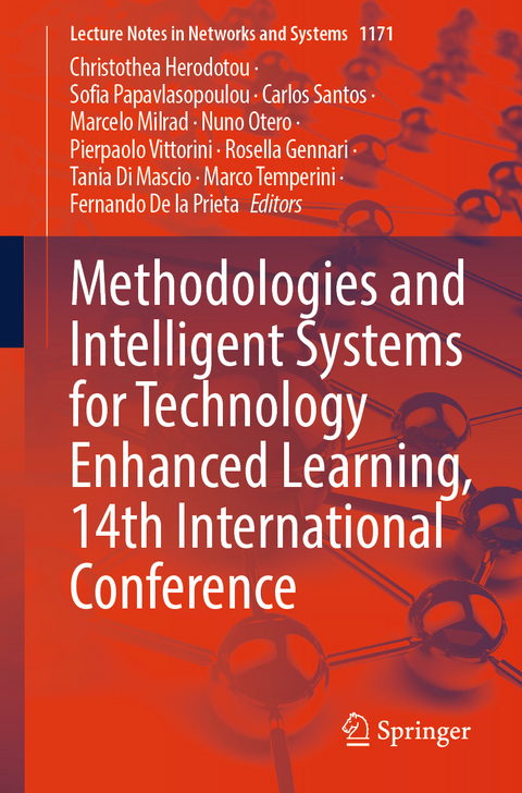 Methodologies and Intelligent Systems for Technology Enhanced Learning, 14th International Conference - 