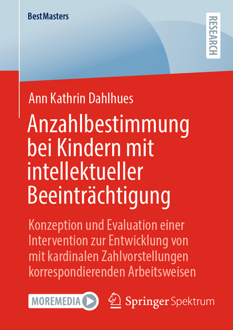 Anzahlbestimmung bei Kindern mit intellektueller Beeinträchtigung - Ann Kathrin Dahlhues
