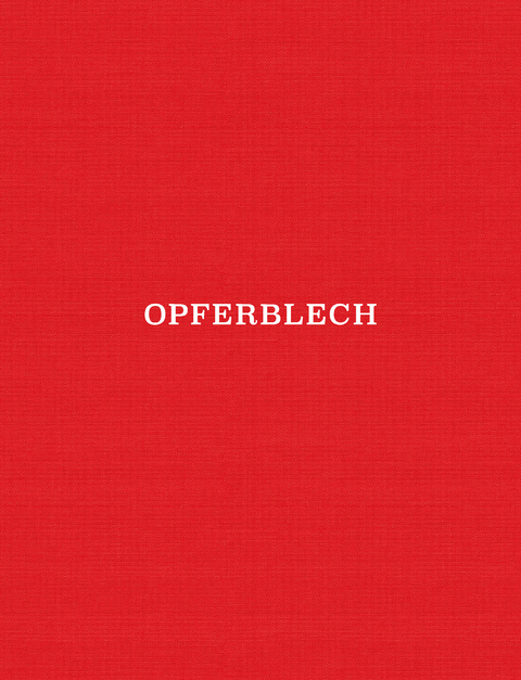 opferblech - Toni Schmale