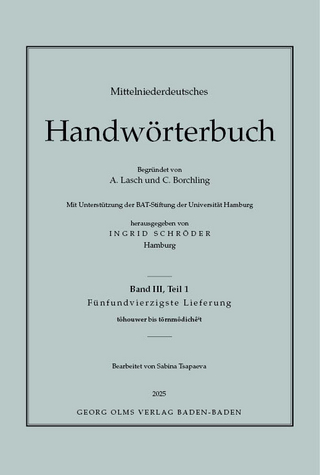 Mittelniederdeutsches Handwörterbuch