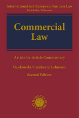 Commercial Law - Mankowski †, Peter; Cuniberti, Gilles; Lehmann, Matthias