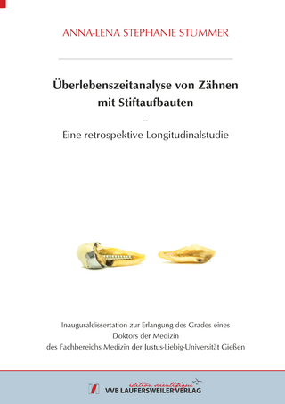 Überlebenszeitanalyse von Zähnen mit Stiftaufbauten.