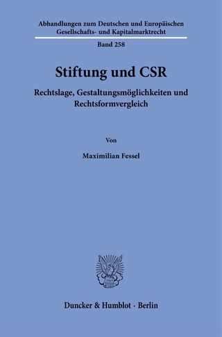 Stiftung und CSR