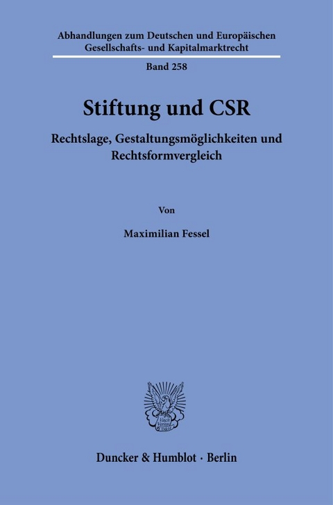 Stiftung und CSR - Maximilian Fessel