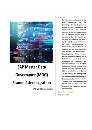 SAP Master Data Governance (MDG) – Stammdatenmigration