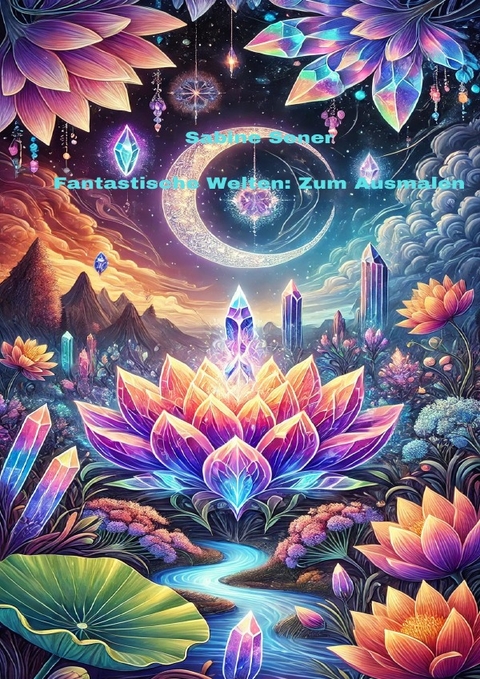 Fantastische Welten: Zum Ausmalen - Sabine Sener