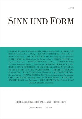Sinn und Form 1/2025
