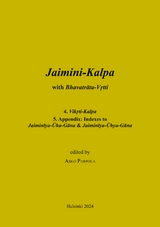 Jaimini-Kalpa with Bhavatrata-Vrtti - Asko Parpola