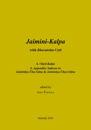 Jaimini-Kalpa with Bhavatrata-Vrtti