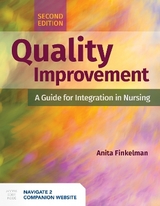 Quality Improvement: a Guide for Integration in Nursing - Finkelman, Anita