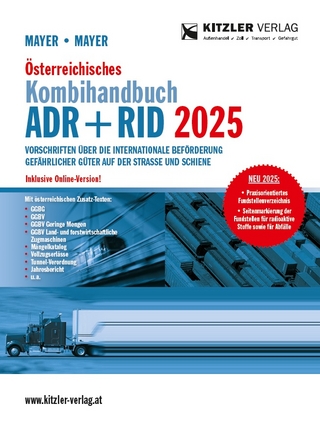 Österreichisches Kombihandbuch ADR + RID 2025 – Broschiert