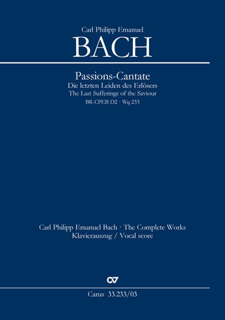 Passions-Cantate (Klavierauszug)