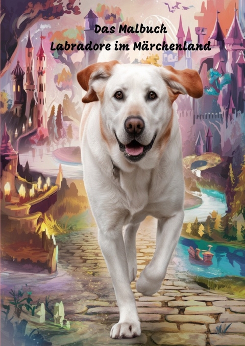 Das Malbuch-Labradore im M&auml;rchenland - Linda Kaip