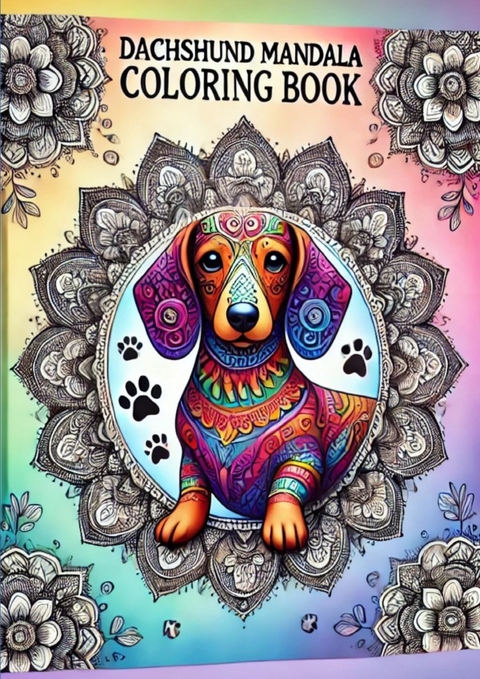 Dachshund Mandala - Coloring Book - Linda Kaip