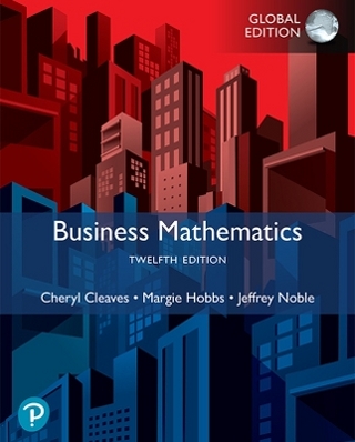 Business Math, Global Edition + MyLab Maths with Pearson eText