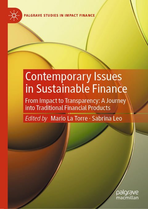Contemporary Issues in Sustainable Finance - 