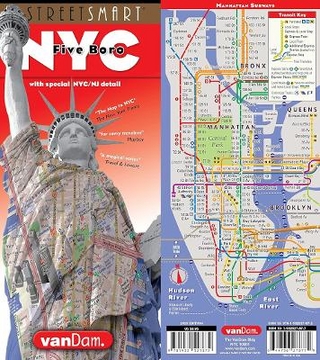 Streetsmart NYC Five Boro Map by Vandam