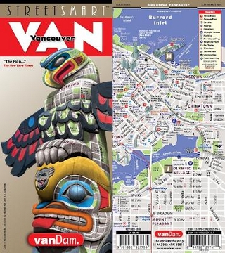 Streetsmart Vancouver Map by Vandam