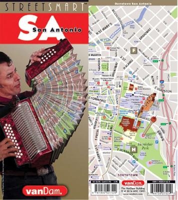 Streetsmart San Antonio Map by Vandam - Stephan Van Dam