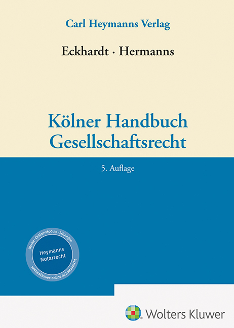 K&ouml;lner Handbuch Gesellschaftsrecht