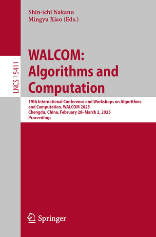 WALCOM: Algorithms and Computation