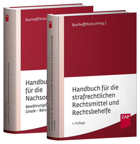 Paket Handbuch f&uuml;r die strafrechtliche Nachsorge und Handbuch f&uuml;r die strafrechtlichen Rechtsmittel und Rechtsbehelfe - 