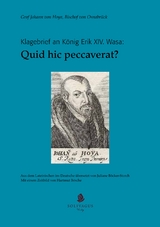 Quid hic peccaverat? - Johann von Hoya