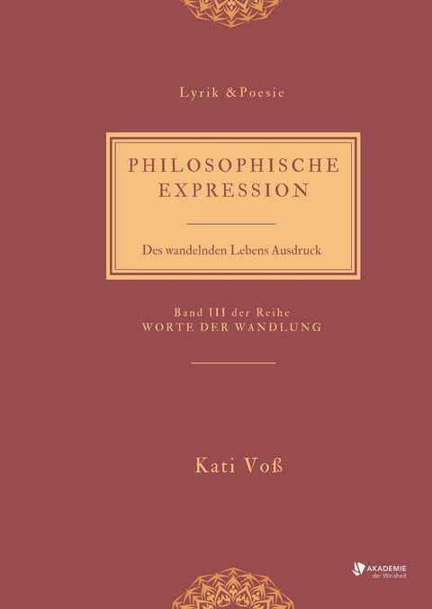 PHILOSOPHISCHE EXPRESSION - Kati Vo&szlig;